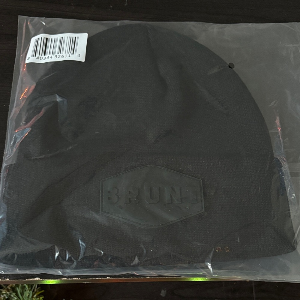 Brunt Black Beanie Hat